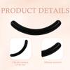 5PCS Silicone Replacement Cushion Eyelash Curler Rubber Refills Pad Makeup Tool for Most Eyelash Curler (Black(5PCS)) view 3