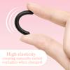 5PCS Silicone Replacement Cushion Eyelash Curler Rubber Refills Pad Makeup Tool for Most Eyelash Curler (Black(5PCS)) view 4