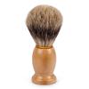 QSHAVE 100% Best Original Pure Badger Hair Shaving Brush Handmade. Real Wood Base. Perfect for Wet Shave, Safety Razor, Double Edge Razor view 2