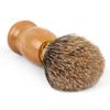 QSHAVE 100% Best Original Pure Badger Hair Shaving Brush Handmade. Real Wood Base. Perfect for Wet Shave, Safety Razor, Double Edge Razor view 3