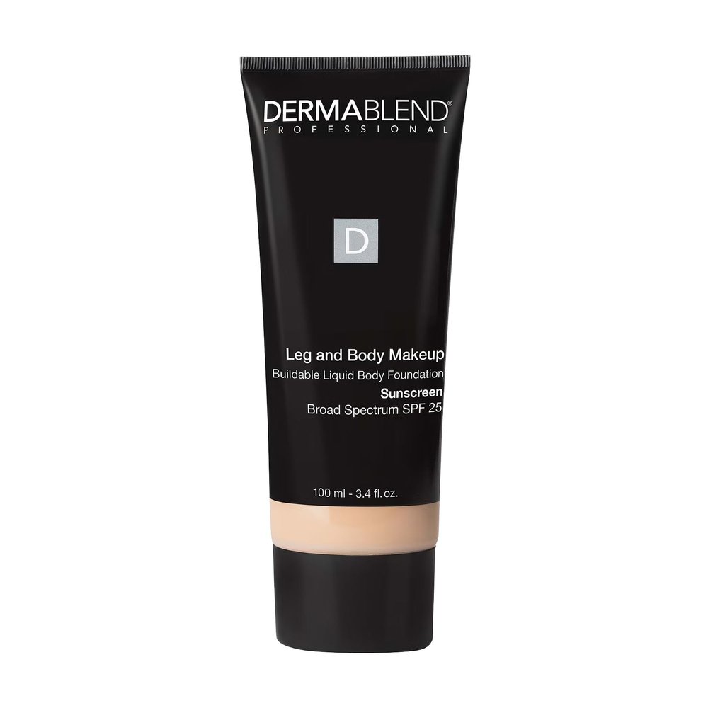 Dermablend Leg and Body Makeup Foundation with SPF 25, 10N Fair Ivory, 3.4 Fl. Oz.