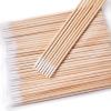 300pcs/pack Short Wood Handle Small Pointed Tip Head Cotton Swab Eyebrow Tattoo Beauty Makeup Color Nail Seam Dedicated Dirty Picking Pack of 2, HJ-NA096 view 3