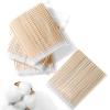 300pcs/pack Short Wood Handle Small Pointed Tip Head Cotton Swab Eyebrow Tattoo Beauty Makeup Color Nail Seam Dedicated Dirty Picking Pack of 2, HJ-NA096 view 4