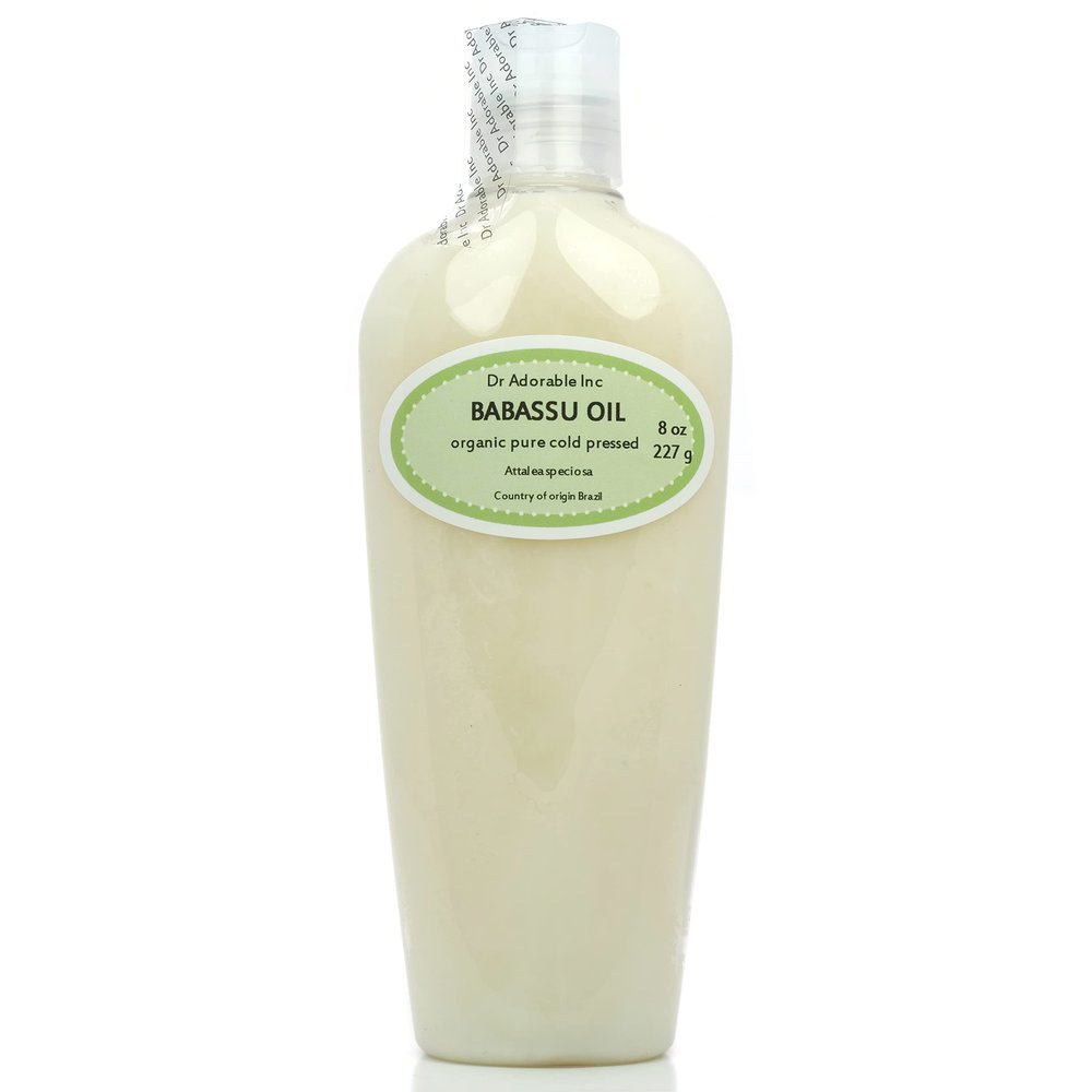 8 Oz Babassu Oil 100% Pure Organic Cold Pressed For Skin Hair Moisturizing
