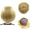NEWPECK Girls Golden Mushroom Wig Short Bob Wig With Bangs Blonde Bowl Cut Wig Cap For Women view 4