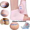 Codream Vented Moisturizing Socks Lotion Gel for Dry Cracked Heels, Spa Gel Socks Humectant Moisturizer Heel Balm Foot Treatment Care Heel Softener Compression (2 Pairs) view 3