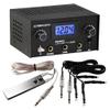 1TattooWorld Dual digital power supply with foot pedal and clip cord, OTW-P008-3.3 Black view 1
