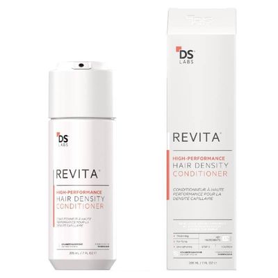 DS Labs Revita Conditioner, 205 mL  Scalp Refreshing Hydration for Fuller Looking, Weightless Hydration, Caffeine, Turmeric, Sulfate & Silicone Free, Color Safe, For Men & Women