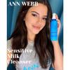 Ann Webb Sensitive Cleansing Milk - Gentle Daily Face Cleanser for Sensitive Skin Nourishes & Rejuvenates - Sensitive Milk Cleanser for All Skin Types w/o Irritating Ingredients. (6oz) view 2
