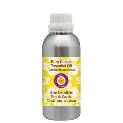 dve herbes Cassia Essential Oil (Cinnamomum Cassia) Pure | Non-Sticky | Non-Greasy | Lightweight | Men & Women | All Skin Types | Steam Distilled 300ml (10 oz)