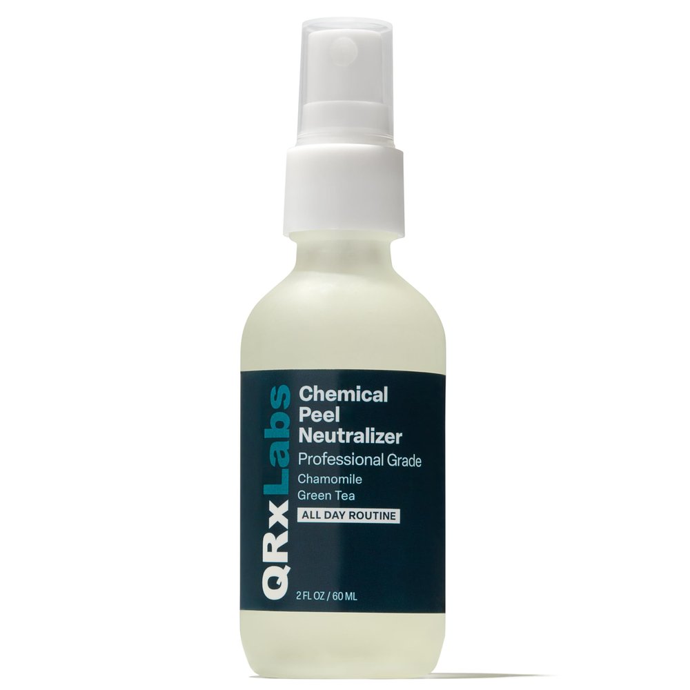 QRxLabs Chemical Peel Neutralizer Spray | Soothing Post-Peel Toner, 2 Fl Oz