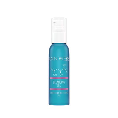 Ann Webb Foaming Cleansing Gel  Non-Greasy Exfoliating Cleanser for Oily & Blemished Skin, Silky Smooth, All Skin Types 2 oz