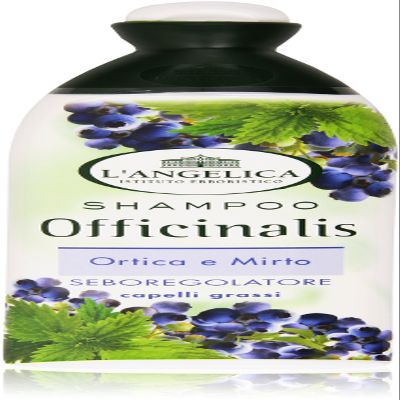 L'Angelica: "Officinalis" Shampoo Sebum - Regulating with Nettle and Myrtle 250ml - 8.45fl.oz [ Italian Import ]