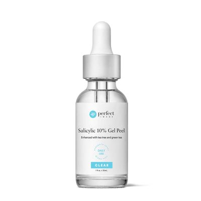 Salicylic 10% Gel Peel, Breakout and Pore Minimizer and Cleanser, 15-30 Full Facial Chemical Peels, 1 fl oz. e, 30 mL  Perfect Image