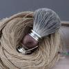 Complete Old School Shaving Set >Pure Black Badger Brush, DE Safety (Blades Not Included), Engraved Bowl & Soap view 4