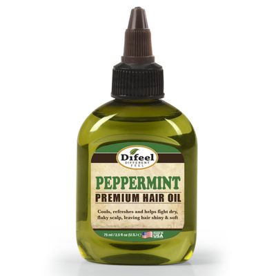 Difeel Premium Natural Hair Oil - Peppermint Oil 2.5 ounce