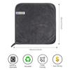 SINLAND Absorbent Coral Velvet Washcloth Ultra Soft Microfiber Face Towels 12 x 12 inch Multi-Purpose Face Cloths for Household and Sport view 2