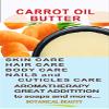 Botanical Beauty CARROT SEED OIL BUTTER Pure Natural Virgin Unrefined RAW 2 Fl. Oz.- 60 ml for FACE, SKIN, BODY, DAMAGED HAIR, NAILS. Rich in Beta Carotene, Vitamin E view 3
