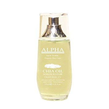Chia Oil Seed Hair Serum Repair Organic Hair Care By Alpha New York 100 ml. / 3.38 fl.oz.
