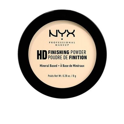 NYX PROFESSIONAL MAKEUP HD Finishing Powder, Pressed Setting Powder - Banana