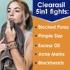 Clearasil Stubborn Acne Control 5in1 Exfoliating Wash 6.78 fl. oz., Reduces Blocked Pores, Pimple S (Pack of 5),6.78 Fl Oz (Pack of 5) view 4