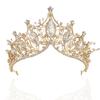 Women Baroque Queen Crown, Gold Princess Tiaras and Crowns Wedding Tiara and Crown for Bride Crowns for Women Adult and Girls - Prom Birthday Halloween view 1