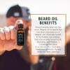 Live Bearded Beard Oil, 1 fl oz - Premium All-Natural Jojoba - Made in the USA - Hair and Skin Care for Men with Dry, Flaky Patches | Legend Scent - Sandalwood, Vanilla view 3
