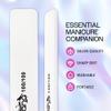10pcs - PANA Jumbo Double-Sided Emery Nail File for Manicure, Pedicure, Natural, and Acrylic Nails - White (Grit 100/100) view 2