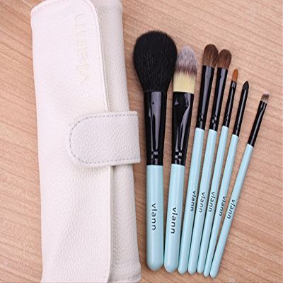 7 PCS Cosmetic brush eye shadow brush Blusher brush foundation brush-Blue