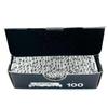 Parker Premium Platinum 1/2 Blades, 400 COUNT - For Professional Barber, Shavette and Disposable Straight Razors view 4