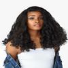 Sensationnel Curls Kinksandco Half Wig - Heart Breaker Synthetic Instant Weave Updo Full Cap for Natural 3C to 4C Hair Textures (2 DARKBROWN) view 1