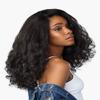Sensationnel Curls Kinksandco Half Wig - Heart Breaker Synthetic Instant Weave Updo Full Cap for Natural 3C to 4C Hair Textures (2 DARKBROWN) view 3