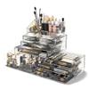 Readaeer Makeup Cosmetic Organizer Storage Drawers Display Boxes Case with 12 Drawers(Clear) view 1