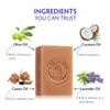 Ancient Greek Remedy Organic Face and Body Soap Bars for Dry, Normal, and Sensitive Skin. Gentle Wash Treatment for Women and Men With soap Holder (2 pack) view 4