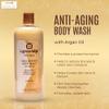 Omic LightenUp Anti-Aging Body Wash - 33.8 fl oz / 1000ml - Formulated to Bright and Soften Skin, with Argan Oil and Shea Butter view 3