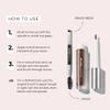 WUNDERBROW Eyebrow Gel, Waterproof, Smudgeproof, Long Lasting, Shade: Jet Black, Vegan and Cruelty-Free view 4
