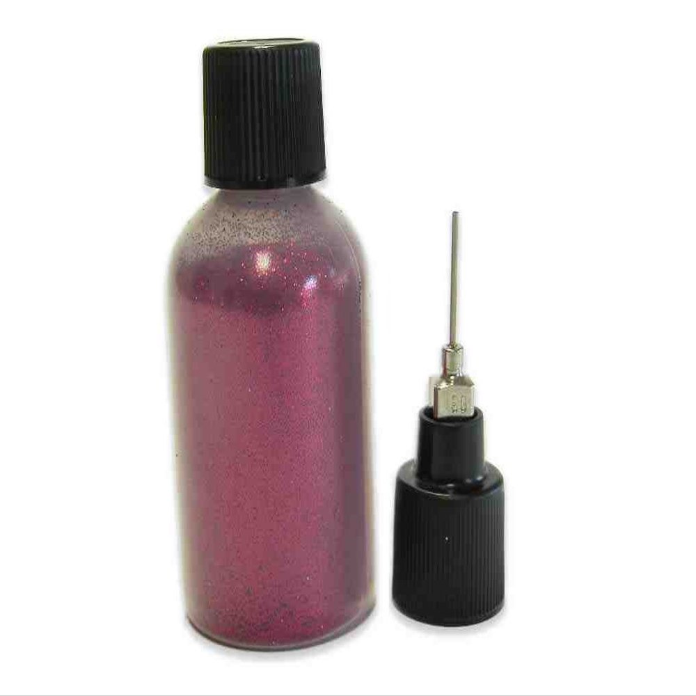 20g Magenta Pink Ultra Fine Cosmetic Grade Body Safe Loose Glitter Make Up Henna Tattoo Face Paint in Precision Tip Poof Bottle