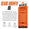 Wild Willies Beard Growth Serum for Men - Natural Beard Serum with Biotin, Caffeine & Essential Beard Oil for Fuller, Thicker Facial Hair Enhancer - Daily Grooming, Nourishes & Hydrates Facial Hair view 2