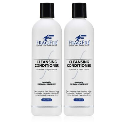 FRAGFRE Cleansing Conditioner, Co-Wash, Sensitive Skin, 12 Fl Oz, 2-Pack