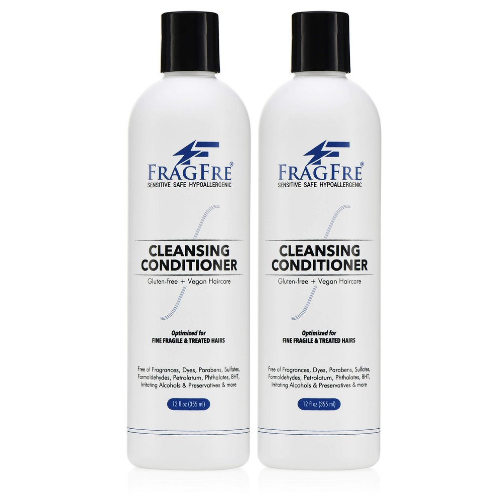 FRAGFRE Cleansing Conditioner, Co-Wash, Sensitive Skin, 12 Fl Oz, 2-Pack