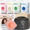 KOTAMU Waxing Kit Black Digital Wax Kit for Women Men Sensitive Skin Hard Waxing Pot for Eyebrow Face Leg Underarm Coarse Soft Hair Removal Professional Wax Warmer with 25 Accessories for Home Salon view 1