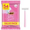BIC Silky Touch Women's Disposable Razors, 2 Blades For a Sensitive, Soothing and Comfortable Shave, 18-Count view 1