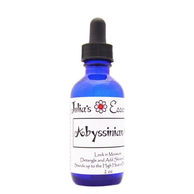 Julia's Essentials 100% Pure Abyssinian Oil. Revivify Dry Damaged Hair - Hydrate, Nourish, Strengthen & Moisturize. Heat Protectant & Shine Oil Naturally Canada Grown (Crambe Abyssinica)(2oz)