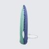 Supracor Stimulite Dual-Sided Bath Mitt - Lavender side (softer texture) Green side (firmer texture) view 3