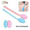 Eyxformula Easy Lotion Applicator for Back  Long Handle Cream Applicators Wand with 2 Pads, Tool to Apply Sunscreen, Self Tanner on Back, Body & Feet, Lotion Stick Brush Gift for Women, Men, Elderly view 2