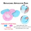 Eyxformula Easy Lotion Applicator for Back  Long Handle Cream Applicators Wand with 2 Pads, Tool to Apply Sunscreen, Self Tanner on Back, Body & Feet, Lotion Stick Brush Gift for Women, Men, Elderly view 3