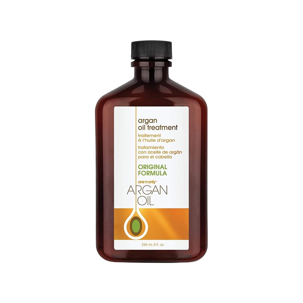 One 'N Only Argan Oil Hair Treatment - Lightweight & Hydrating Hair Oil for Natural, Wigs & Extensions - Shine Enhancing, Heat Protectant & Frizz Control (8 oz)