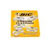 BIC Chrome Platinum Double Edge Safety Razor Disposable Single Blades (100 Pack) view 1