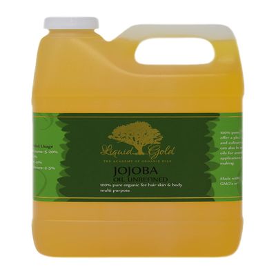 32 Fl.oz Premium Golden Jojoba Oil 100% Pure Organic Cold Pressed Unrefined Skin Nail Health Care Moisturizer