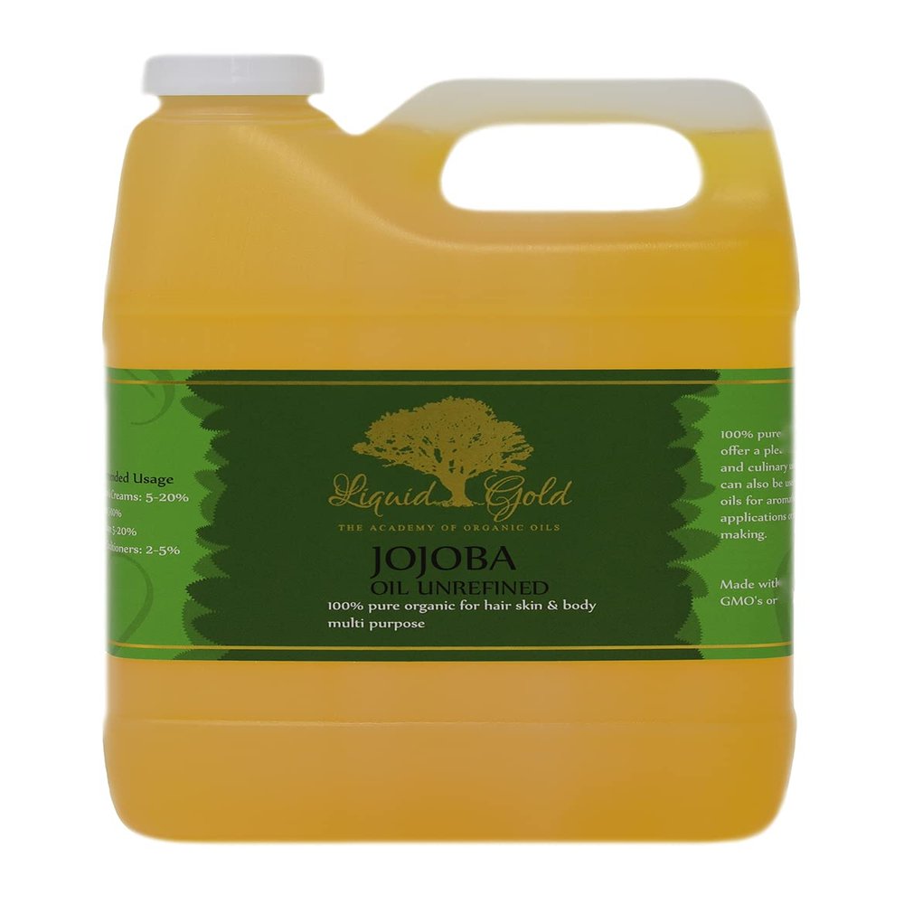 32 Fl.oz Premium Golden Jojoba Oil 100% Pure Organic Cold Pressed Unrefined Skin Nail Health Care Moisturizer